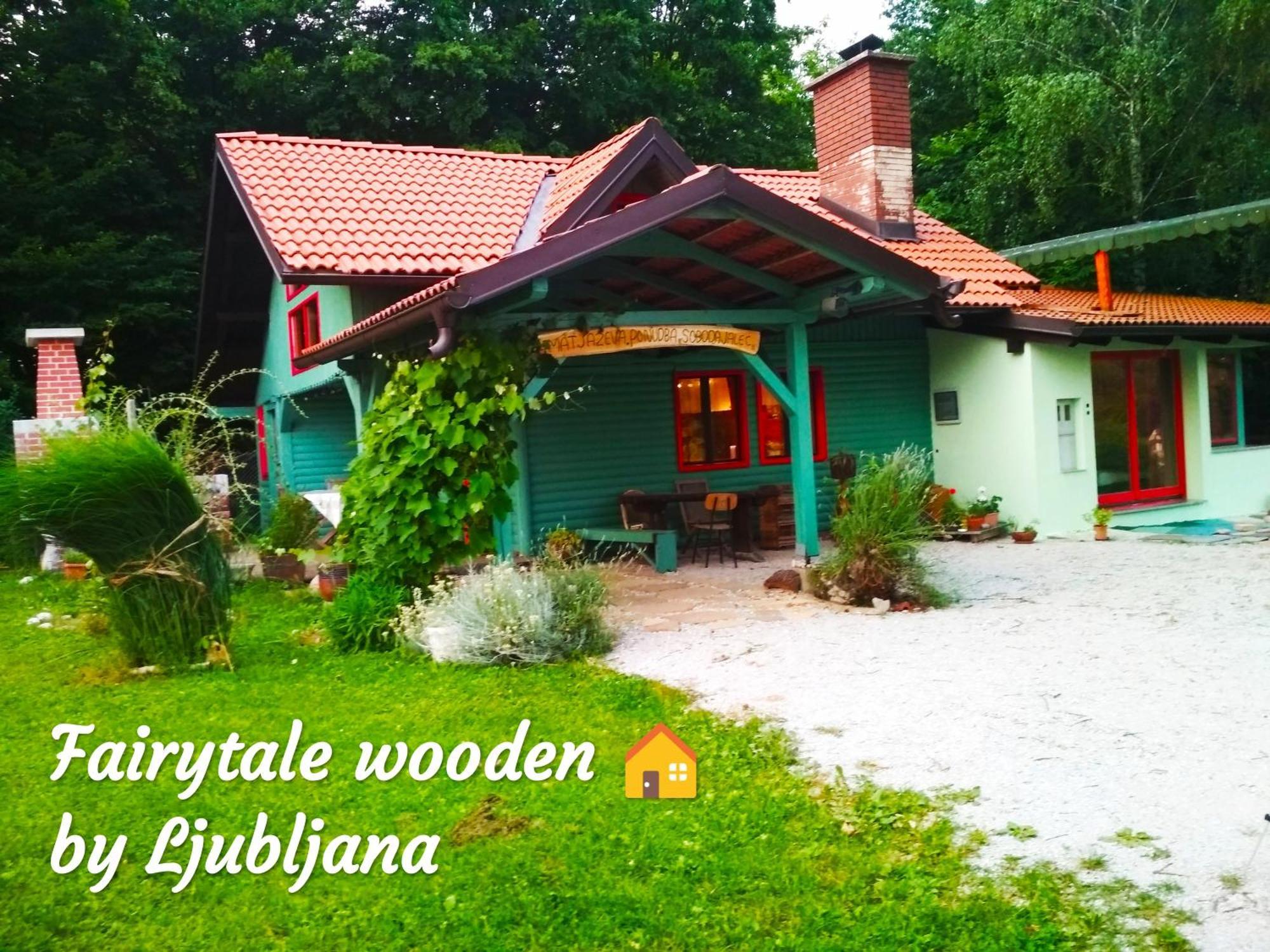 Fairytale Wooden House By Ljubljana Villa Grosuplje Exterior photo
